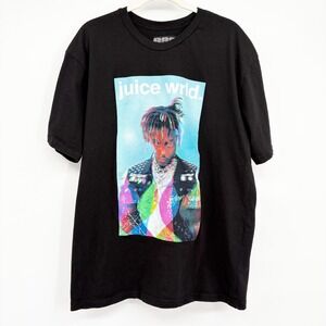 999 Club Mens Juice‎ WRLD Graphic Print Streetwear Hip Hop Rap Tee T-Shirt XL